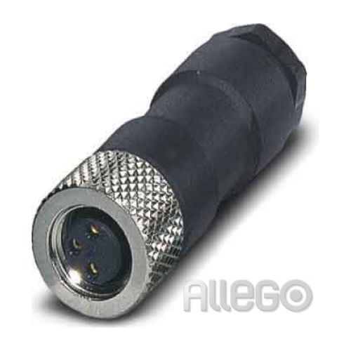 Bild: Sensor-Steckverbinder 3p M8 Female vert Schraub