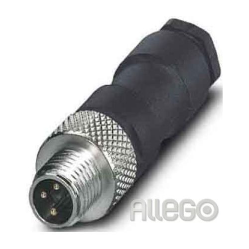 Bild: Sensor-Steckverbinder 3p M8 Male vert Schraub