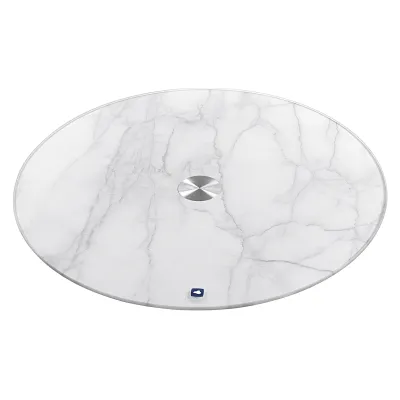 Servierplatte Marmoroptik ø33