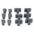 Bild: Set, Gummiteil, Gitter, 12PCS. (4055321154)
