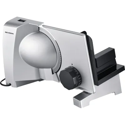 Severin Allesschneider AS 3917 | Edelstahlmesser gezahnt | Schnittstärke bis 23 mm | 150 Watt | Kunststoff/Metall