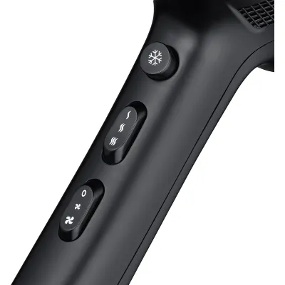 SEVERIN Haartrockner HT 0165 | 2100 Watt | Kabeleinzug | Diffusor & Stylingdüse | 3 Heizstufen | Kaltlufttaste | Schwarz