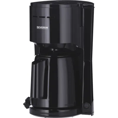 SEVERIN Filterkaffeemaschine KA 9306 | 8 Tassen | Thermokanne | 1000W | Schwenkfilter | Auto-Abschaltung | schwarz