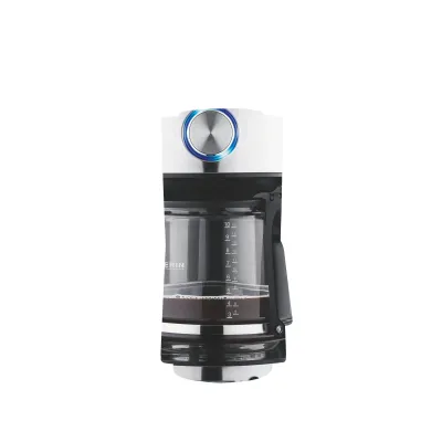 SEVERIN Filterkaffeemaschine KA 4826 | 10 Tassen | AromaSwitch | Timer | Glaskanne | Edelstahl-Schwarz | 1000W