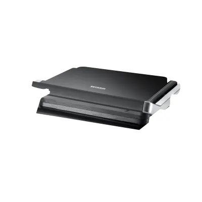 SEVERIN Kontaktgrill KG 2399 | 1.800 Watt | Keramikplatten | 5 Programme | abnehmbare Grillfläche | schwarz