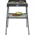 Bild: Severin Standgrill PG 8566 | Elektrogrill 2200 W | Edelstahl-Grillrost | Temperaturregler | Windschutz | Schwarz