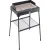 Bild: Severin Standgrill PG 8566 | Elektrogrill 2200 W | Edelstahl-Grillrost | Temperaturregler | Windschutz | Schwarz