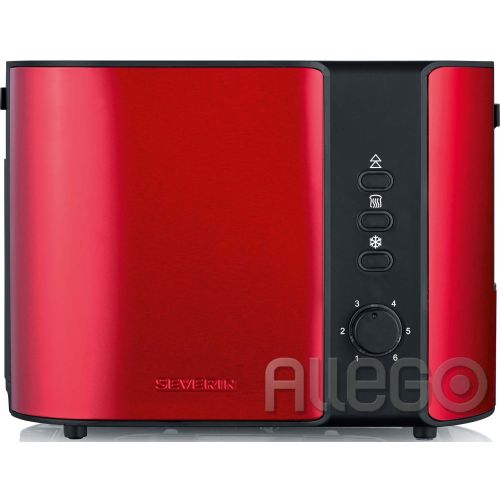 Bild: SEVERIN Toaster 2 Scheiben AT 2217 Fire Red/sw