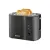 Bild: SEVERIN Toaster AT 9552 | 2-Scheiben | Edelstahl | Brötchenaufsatz | Auftau- & Aufwärmfunktion | 800W | Schwarz-matt