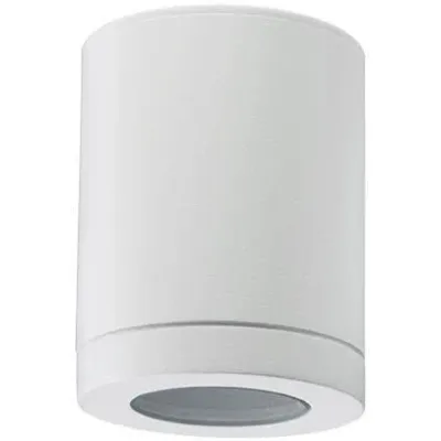 SG Lighting Deckenleuchte METRO 611695 | Außenleuchte IP65 | GU10 Fassung | 35W | Aluminium weiß-matt | rund | 135x90mm