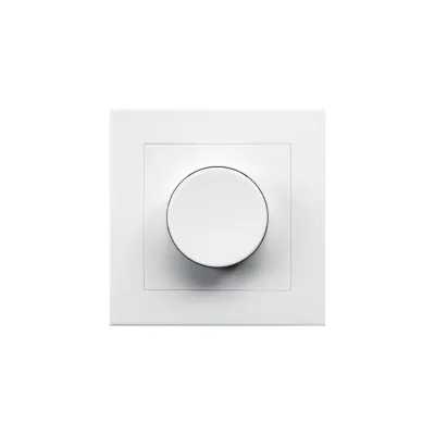SG Leuchten Dimmer 820412 | LEDDim SMART | LED-Dimmer Bluetooth App-Steuerung | 400VA | 1-polig | Drehknopf | weiß