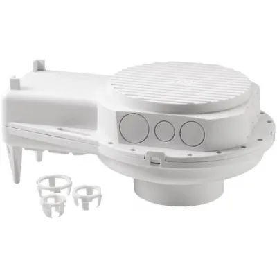 SG Leuchten Betoneinbaugehäuse 900118 | Einbaugehäuse Kunststoff für Plattendecken | 128x128x111 mm | Weiß