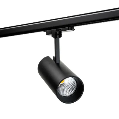 SG Leuchten LED-Schienenstrahler Tube Eco 312452 | 3-Phasen DALI | 26W 2280lm | 3000K Ra>90 | drehbar | schwarz