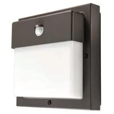 SG LEUCHTEN Außenleuchte 623173 BASSI E27 PIR-Bewegungsmelder | LED | IP65 | Wand- & Deckenmontage | Aluminium schwarz