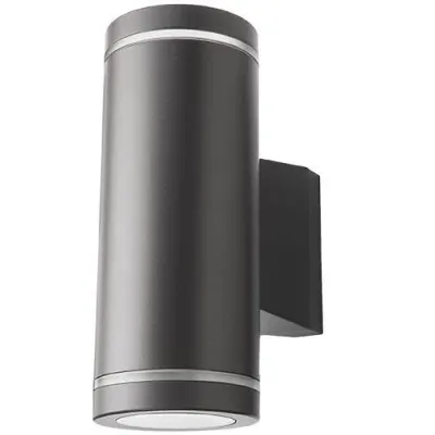 SG Lighting LED Außenwandleuchte METRO DECO 623707 | Up/Down | 2x GU10 | IP65 | Aluminium | anthrazit