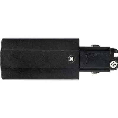 SG Leuchten Einspeisung 314430 | 3-Phasen Stromschienenverbinder ShopLine | Schwarz | Kunststoff | 99x35x32 mm