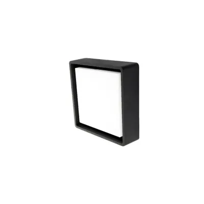 SG LEUCHTEN LED Sensorleuchte FRAME SQUARE 605253 | 6W 630lm 3000K | Wand- & Deckenleuchte | IP66 IK10 | schwarz
