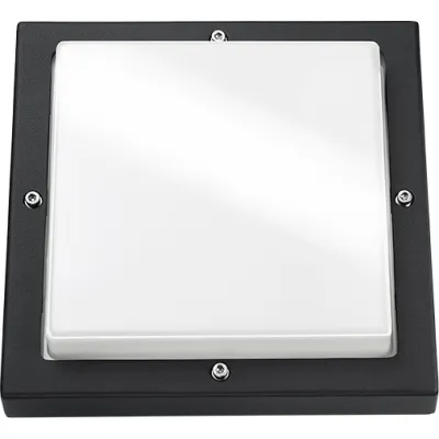 SG LEUCHTEN 614197 Anbauleuchte BASSO 2x27W HV sw IP65