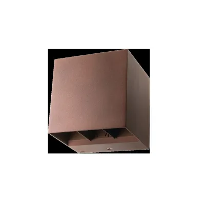 SG Leuchten LED-Wandleuchte Artes 641723 | 8W | 3000K warmweiß | IP65 | Aluminium | dimmbar | rost/corten | IK10