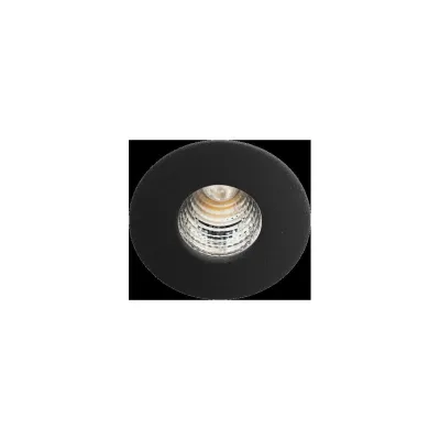 SG Leuchten LED-Einbaustrahler 907006 NANO | 1W | 2700K | 80lm | schwenkbar | IP44 | Aluminium schwarz