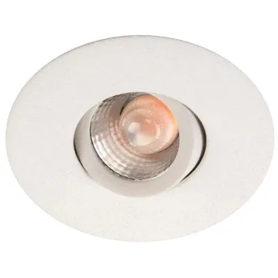 SG Leuchten LED-Einbaustrahler Nano Tilt 907012 | 4W | 3000K warmweiß | 36° schwenkbar | dimmbar | Ra>90 | weiß