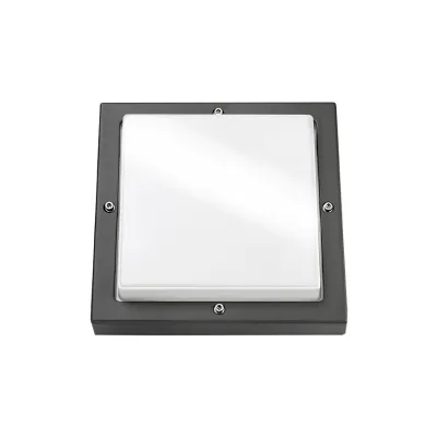 SG Wandleuchte Basso graphit opal 2x E27 CFL 33W Sensor