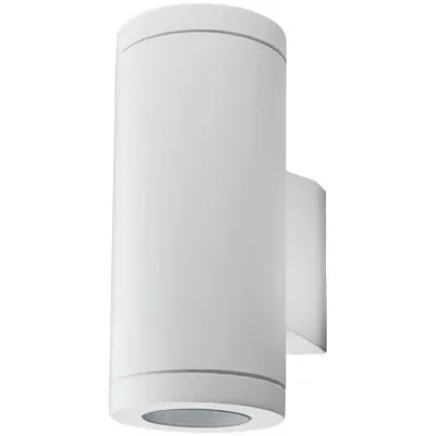 SG-Leuchten Außenwandleuchte Metro 611692 | 2x GU10 | dimmbar | IP65 | Aluminium | opal Glas | weiß-matt