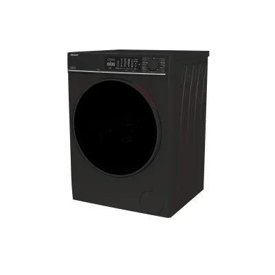 SHARP Waschmaschine Frontlader ES-MNFL814CMA-DE | 8 kg | A | 1400 U/min | WIFI | AquaStop | Dampffunktion | Mattschwarz