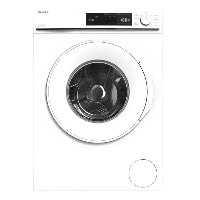 Sharp Waschmaschine Frontlader ES-NFA814WWNA-DE | 8 kg | 1400 U/min | Energieklasse A | Inverter Motor | AquaStop