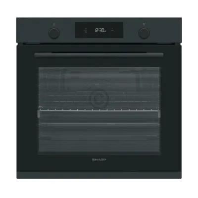Sharp Einbaubackofen K-71P28BNH-EU | Pyrolyse | 78 L | A | Turbo-Heißluft | 8 Funktionen | Vollauszug | Soft-Close
