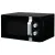 Bild: SHARP Solo-Mikrowelle R204BA | 20 Liter Garraum | 800 Watt | 6 Leistungsstufen | mechanische Bedienung | Schwarz