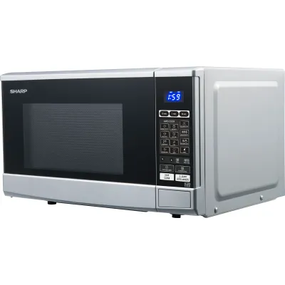 SHARP Mikrowelle mit Grill R670S | 2in1 Gerät | 20L | 800W Mikrowelle | 1000W Grill | 10 Stufen | Silber