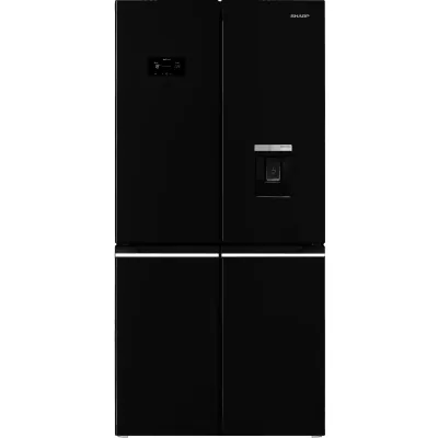 Sharp Multi Door Kühlschrank SJ-NFA35IHDBD-EU | 487L | No Frost | Wasserspender | Twist Ice Maker | LED | schwarz matt