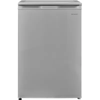 SHARP Tischkühlschrank SJ-UD121T2S-EU | 121 L Nutzinhalt | Gefrierfach | leise | LED-Innenbeleuchtung | Silber