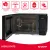 Bild: Sharp Grill-Mikrowelle YC-MG252AE-B | 25L | 900W Mikrowelle | 1000W Grill | 11 Stufen | volldigital | schwarz