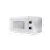 Bild: SHARP Mikrowelle YC-MS01E-C | 800W | 20L | Manuelle Steuerung | 5 Stufen | Drehteller | Auftaufunktion | Kristallweiß