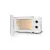 Bild: SHARP Mikrowelle YC-MS01E-C | 800W | 20L | Manuelle Steuerung | 5 Stufen | Drehteller | Auftaufunktion | Kristallweiß