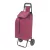Bild: METALTEX Shopping-Trolley Daphne 40L | Einkaufstrolley | große Rollen | waschbare Tasche | Regenschirmfach | bordeaux