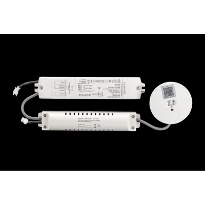 H1 Solutions Sicherheitsleuchte Hidden Zigbee 3H | LED Rettungswegbeleuchtung Einbau | 3h Notlicht | LiFePO4 Akku | weiß