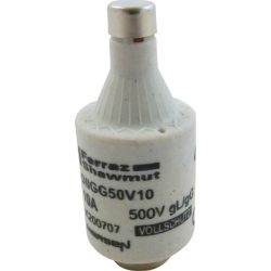 Sicherungseinsatz DII F 10A 500V rt gL/gG