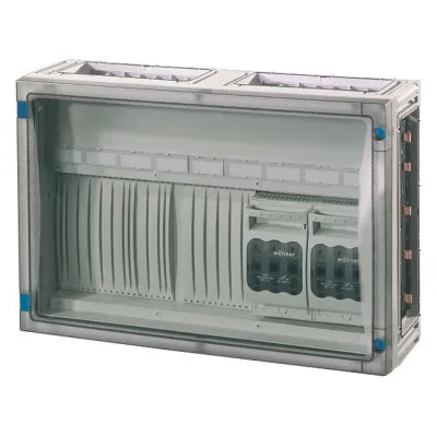 Hensel Sicherungsgehäuse FP 3426 | 4012591108757 | 2x3xNH00C | 125A | IP66 | Polycarbonat | 3-polig | transparente Tür