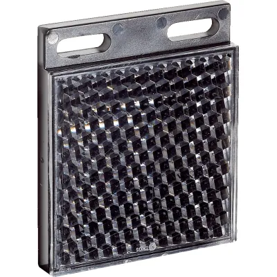 SICK Reflektor P250 5304812 | quadratisch | 47x47mm | 2 Befestigungslöcher | Kunststoff | anschraubbar | bis 65°C