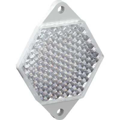 SICK Reflektor PL50A 1000132 | sechseckig | 2 Befestigungslöcher | SW48mm | Kunststoff | 78x60mm | bis 65°C