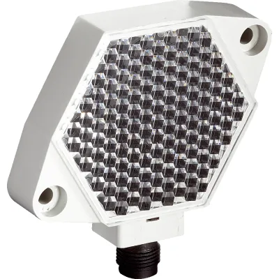 Sick Reflektor PL50HS | sechseckig | beheizbar | SW48mm | 2 Befestigungslöcher | anschraubbar | für Sensoren