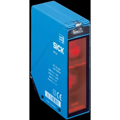 Sick Reflexions-Lichttaster WT24-2B410 | Sensor 2500 mm | PNP/NPN Ausgang | M12 4-polig | Kunststoff | Modell 1016933