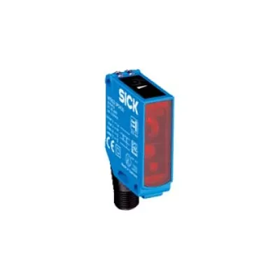SICK WTB12-3P2431 | Reflexions-Lichttaster | PNP | M12 | 20–350mm | Metall | IP67 | Rotlicht | 10–30V DC