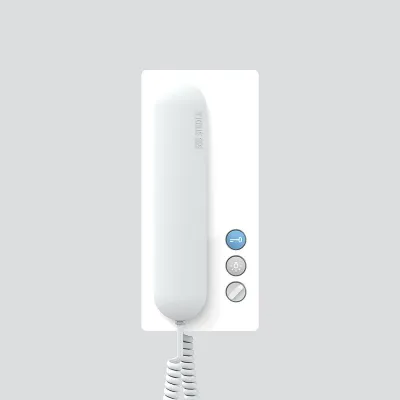 Siedle Haustelefon Analog HTA 811-0 WH/W | 6+n Technik | Aufputz | Abhörsicher | Lautstärkeregelung | Kunststoff | Weiß
