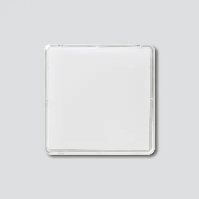 Siedle Namensschild-Oberteil CA 812-1 / 029864 | Türstation Ersatzteil | 1 Ruftaste | glasklar | Kunststoff