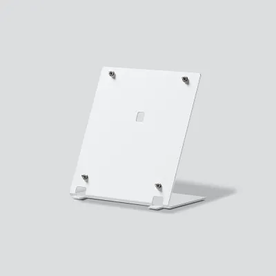 Siedle Tischzubehör AZTVP 870-0 W | Video-Panel Adapter für Innenstation | Wand- zu Tischgerät | Edelstahl | weiß