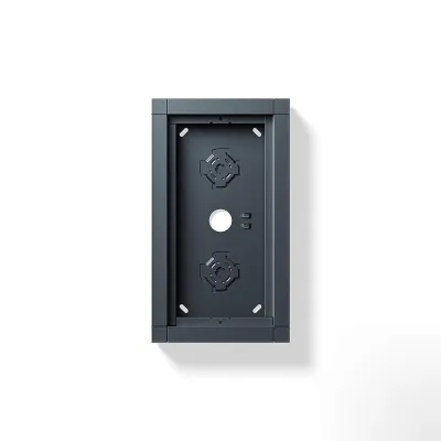 Siedle Aufputzgehäuse GA 612-2/1-01 AG | 2 Module | Aluminium | für Innen/Außen | anthrazitgrau | 232x132x36,5 mm